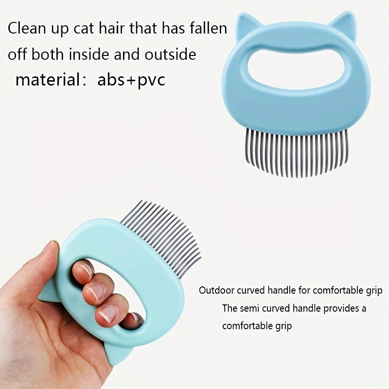 Pet Hair Removal Massaging Shell Comb Soft - ProPawPet.com