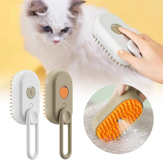 3in1 Steam Brush Steam Cats Comb Water Steam - ProPawPet.com