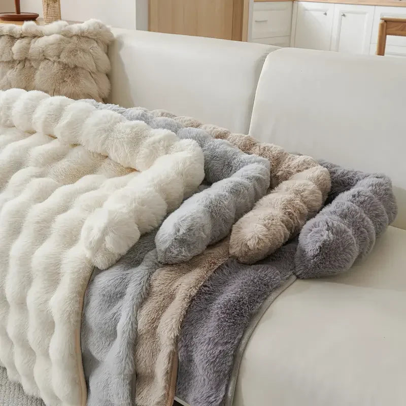 New Faux Rabbit Fur Large Dog Mat Cat Bed - ProPawPet.com