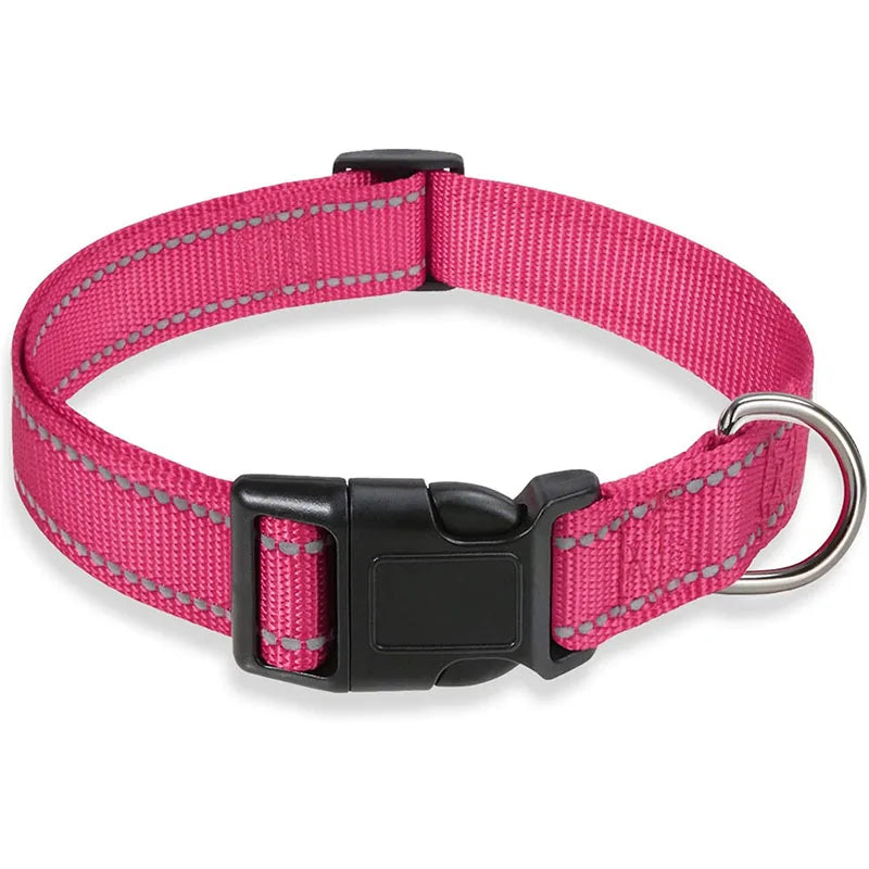 1PC Reflective Dog Collar with Buckle - ProPawPet.com