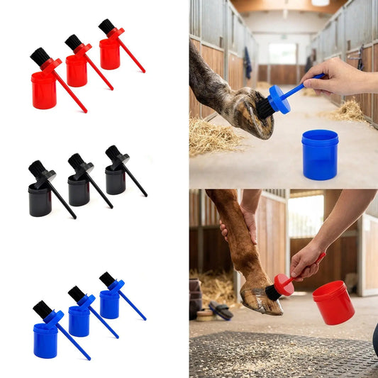 3Pcs Hoof Oil Brush for Horse Grooming - ProPawPet.com