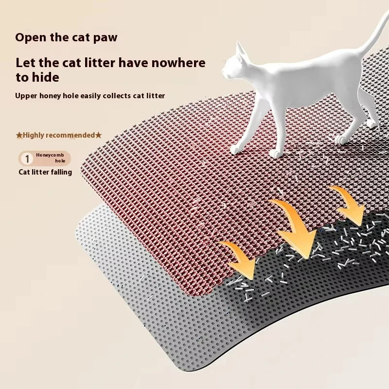 Cat Litter Mat Water Urine Proof 2-layer - ProPawPet.com