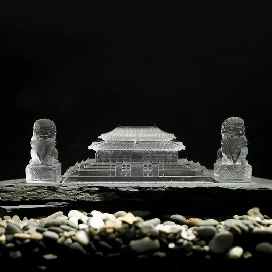 Transparent Crystal Lions Palace Pagoda Fish - ProPawPet.com