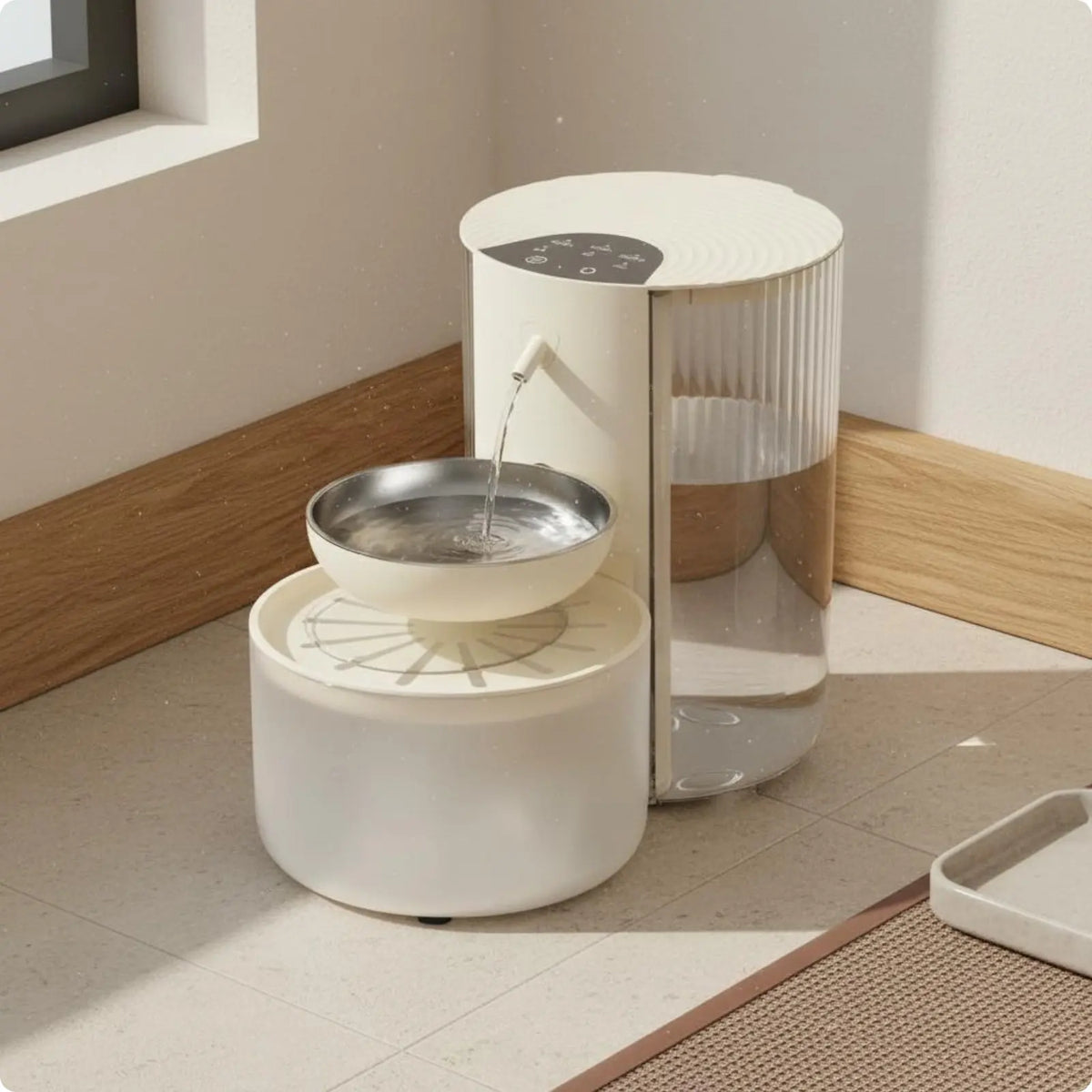 Clean Water Separator Fountain Rechargeable Battery 3l Feline – Cat Supplies