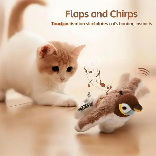 Interactive Cat Toy Flapping Bird with - ProPawPet.com