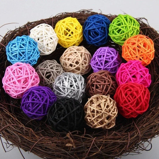 Pet Bird Chewing Bird Rattan Ball Toy For - ProPawPet.com