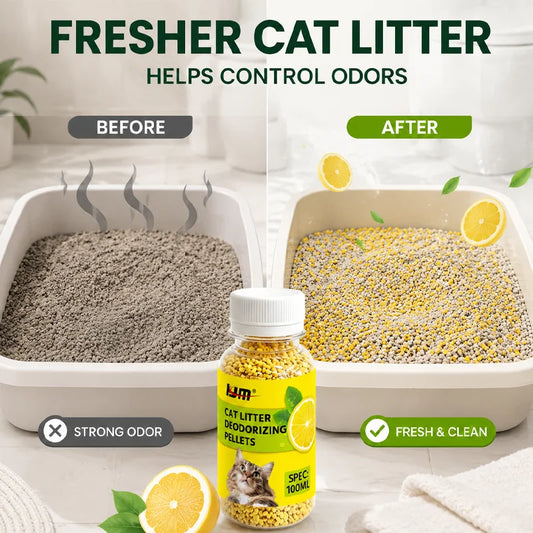 KJM Cat Litter Deodorizing Pellets Lemon - ProPawPet.com