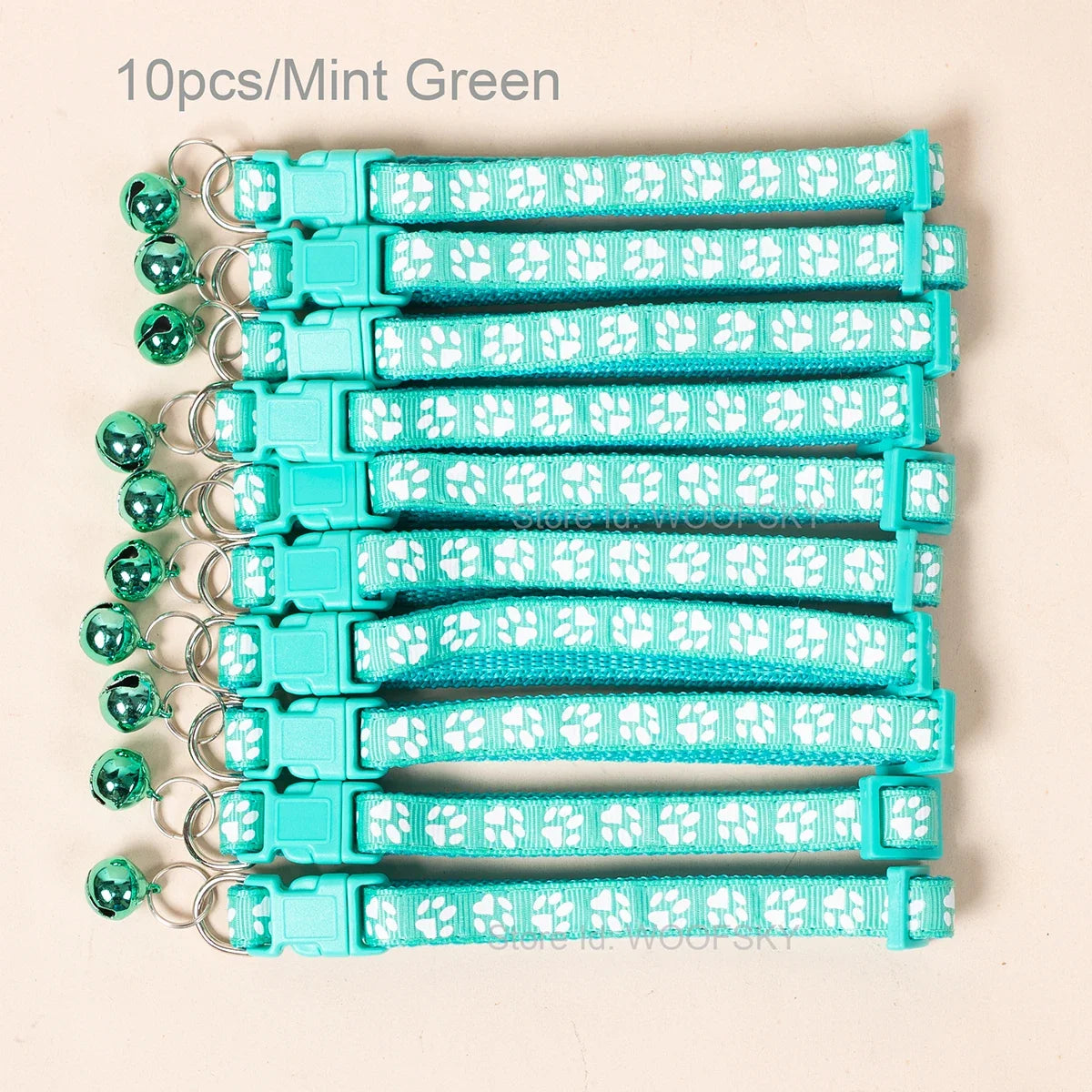 Colorful Pet Collars with Bell 23 Different Colors – 24 Colors