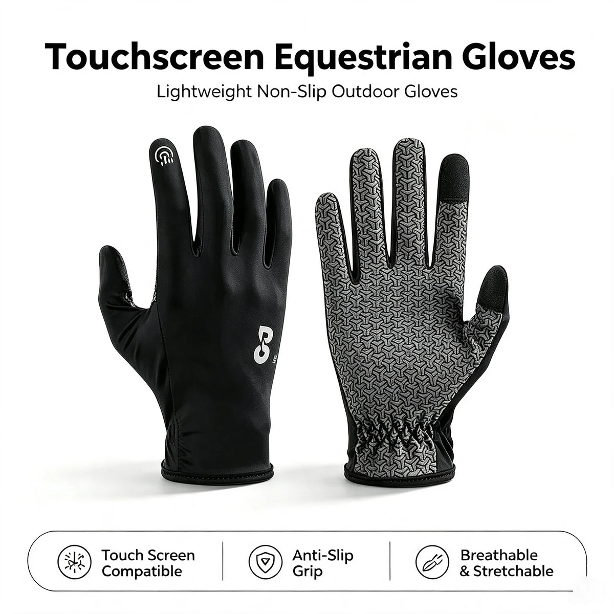 Horse Riding Gloves Non Slip Breathable - ProPawPet.com