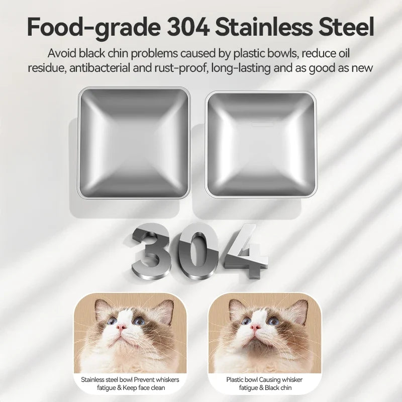 ROJECO Stainless Steel Feeding Bowl & Water - ProPawPet.com