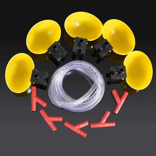 6pcs Poultry drinking bowl with transparent - ProPawPet.com