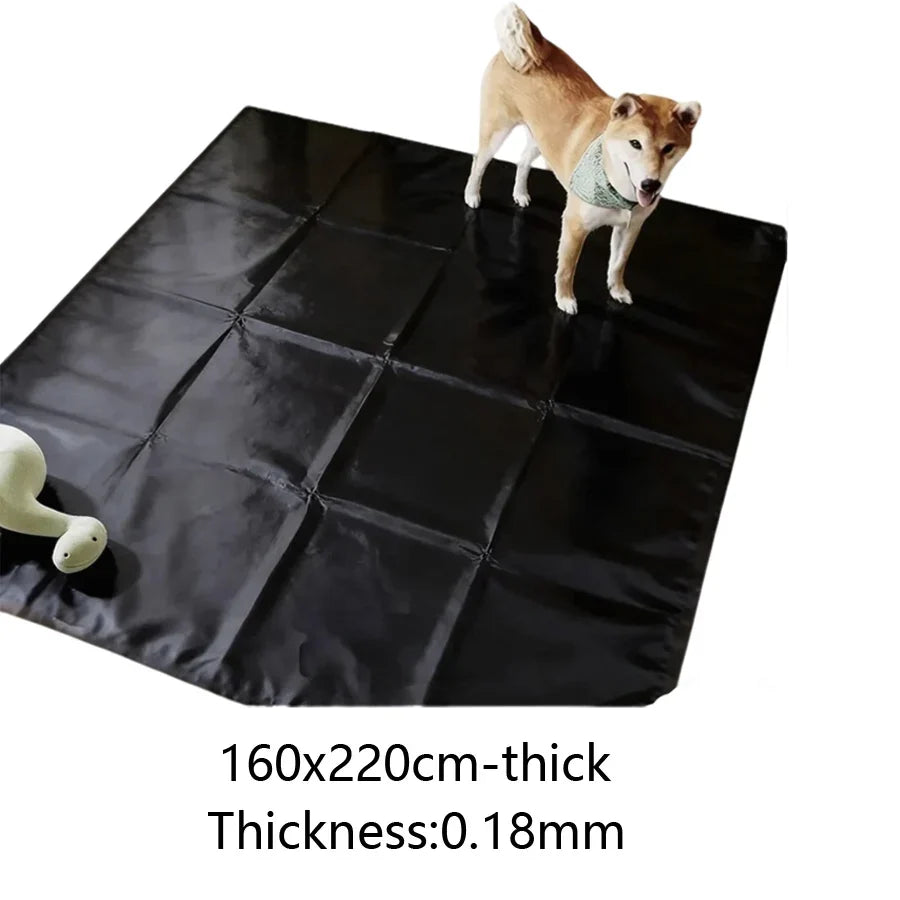 Thickened Pure Black PVC Waterproof Dog Pad - ProPawPet.com
