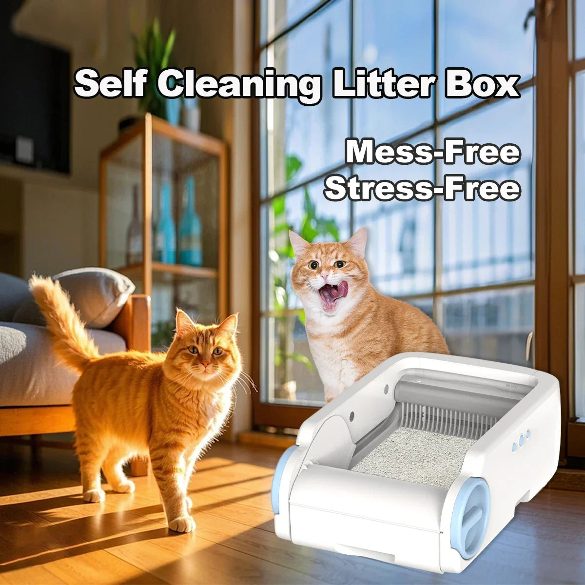 Open Smart Cat Litter Box Automatic Self - ProPawPet.com