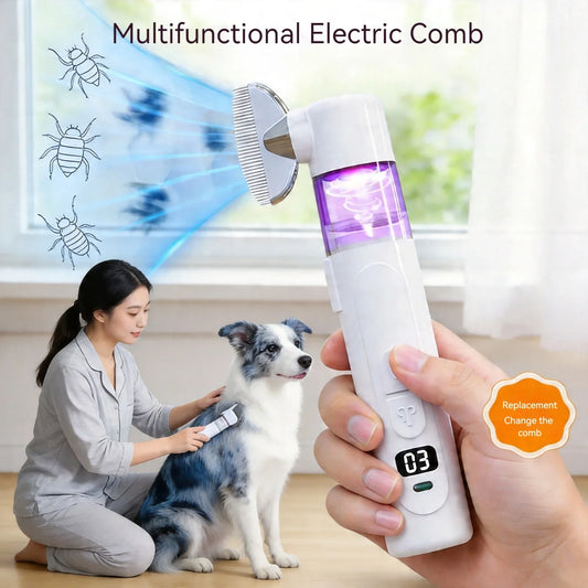 NEW 2-in-1 Electric Flea Lice Comb for Cats - ProPawPet.com