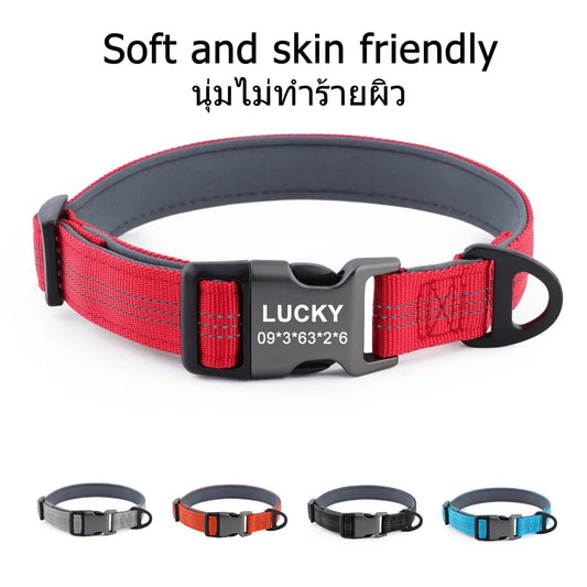 Customizable Pet Name Collar Adjustable - ProPawPet.com