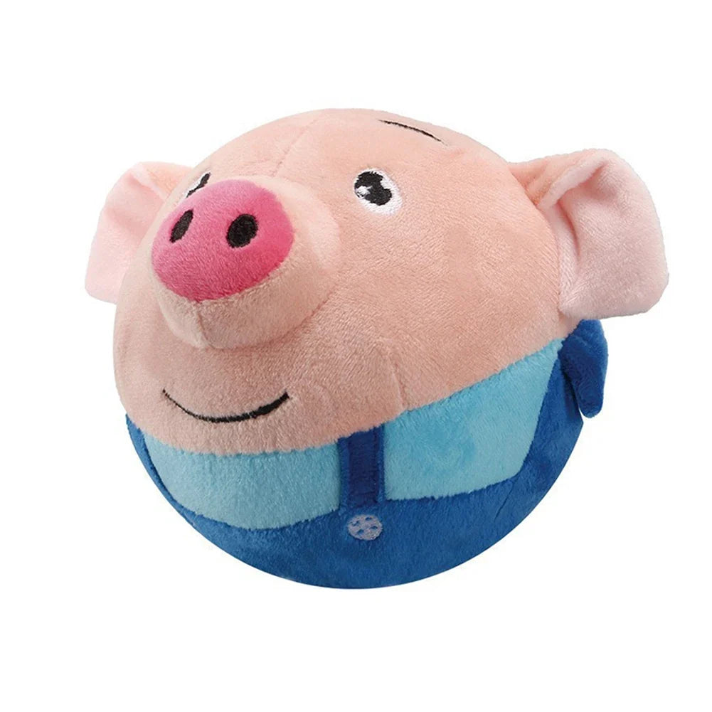Plush Automatic Bouncing Toys Bite Resistant Funny Interactive – Dog Supplies