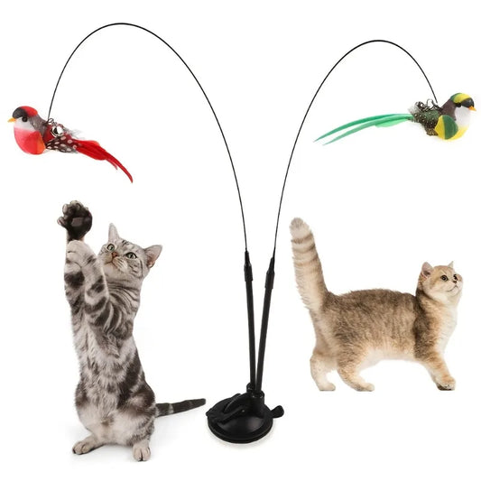 Interactive Cat Wand - Anti-Slip Suction - ProPawPet.com