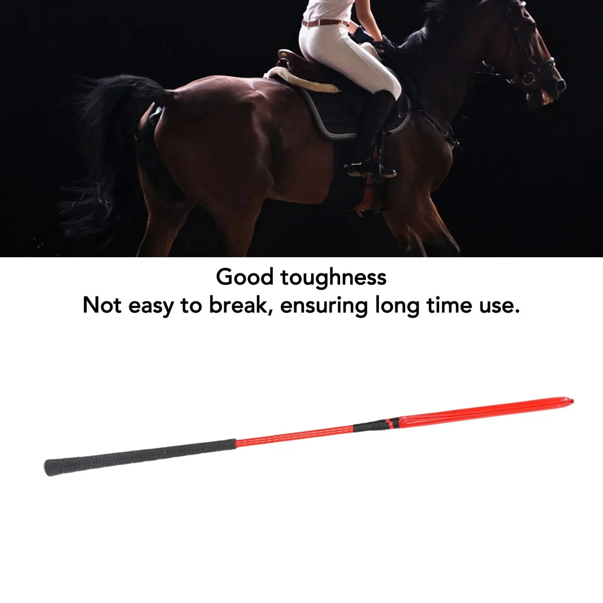 Horse Whip Patent Leather Riding Crop with - ProPawPet.com