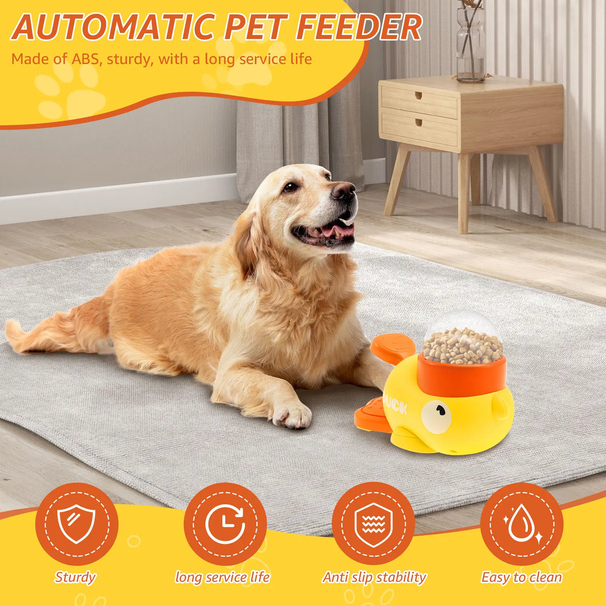 Interactive Duck Shaped Dog Slow Feeder - ProPawPet.com