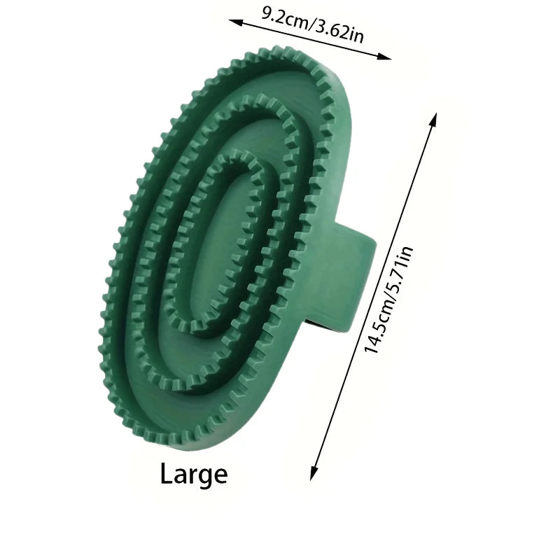 1pc Rubber Massage Cleaning Brush for Horses - ProPawPet.com