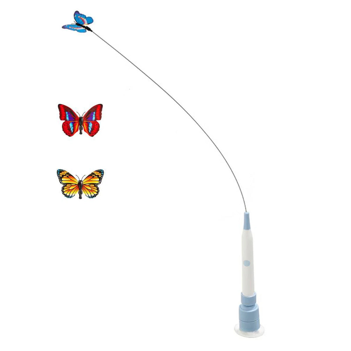 Flutter Rotating Kitten Toys with Suction Cup – Cat Supplies