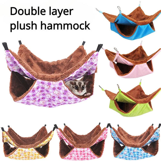 Hamster Hammock Double Layer Thick Plush - ProPawPet.com