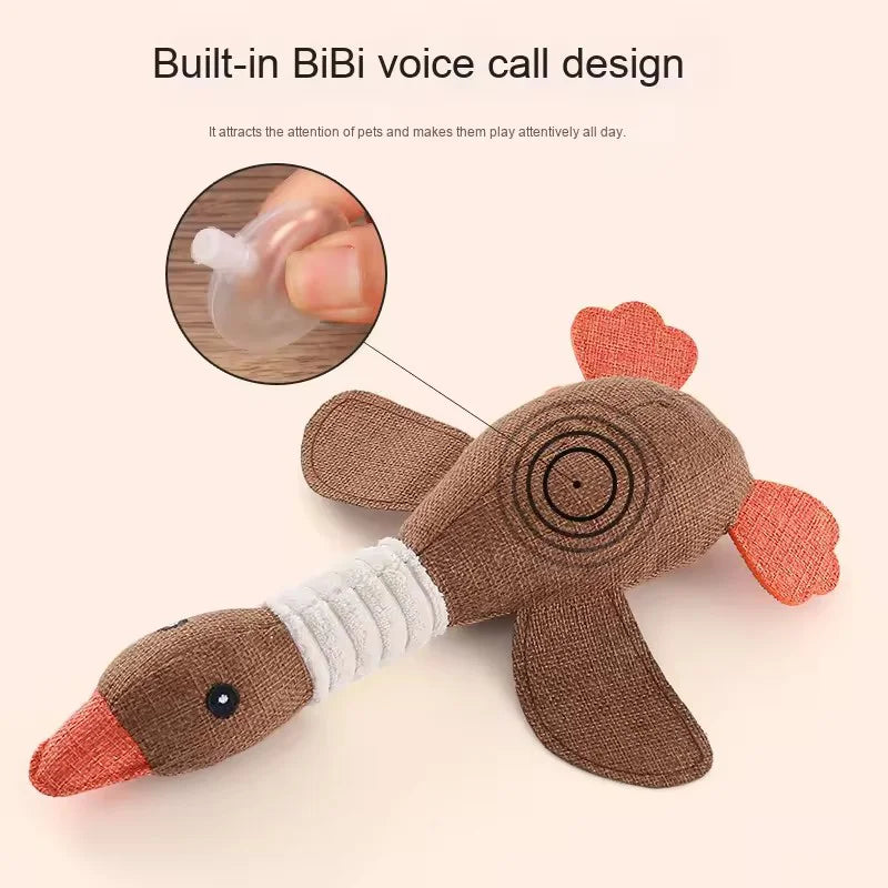 Dog Plush Doll Squeaky Toy Bite Resistant - ProPawPet.com
