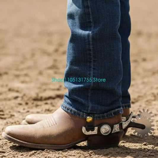 K0EF Metal Steels horse Boot Spur Decoration - ProPawPet.com