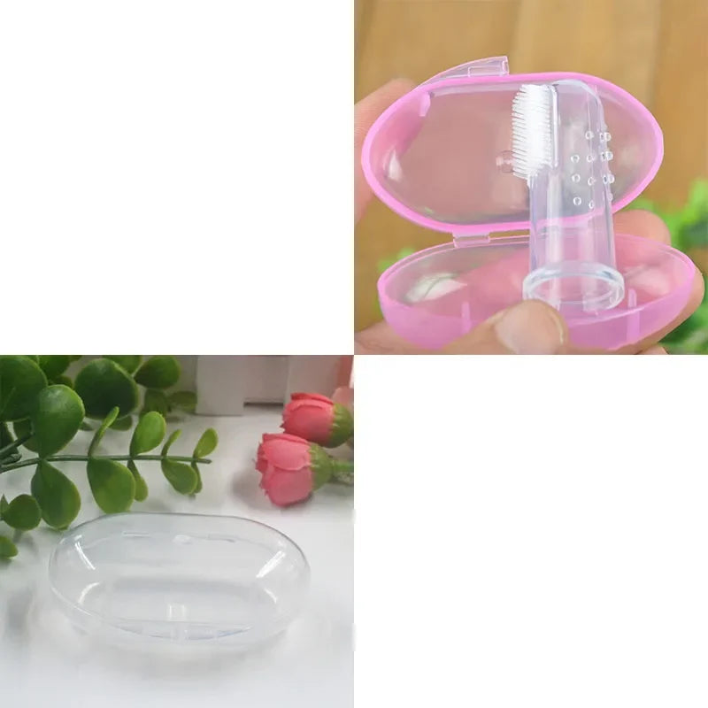 1- Super Soft Pet Finger Toothbrush Teddy Dog Brush – Nail, Paw & Dental Care