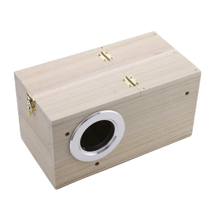 Wood Bird Breeding Box Home Nest – 2 Colors