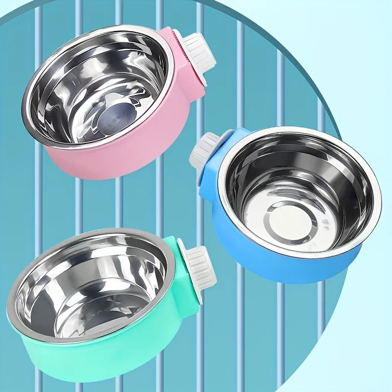 Pet Candy-Colored Stainless Steel Dog Bowl - ProPawPet.com