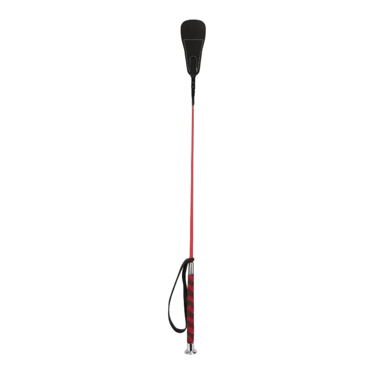 Riding Crop Whip with Wrist Strap Fiber Leather Gear – 3 Colors