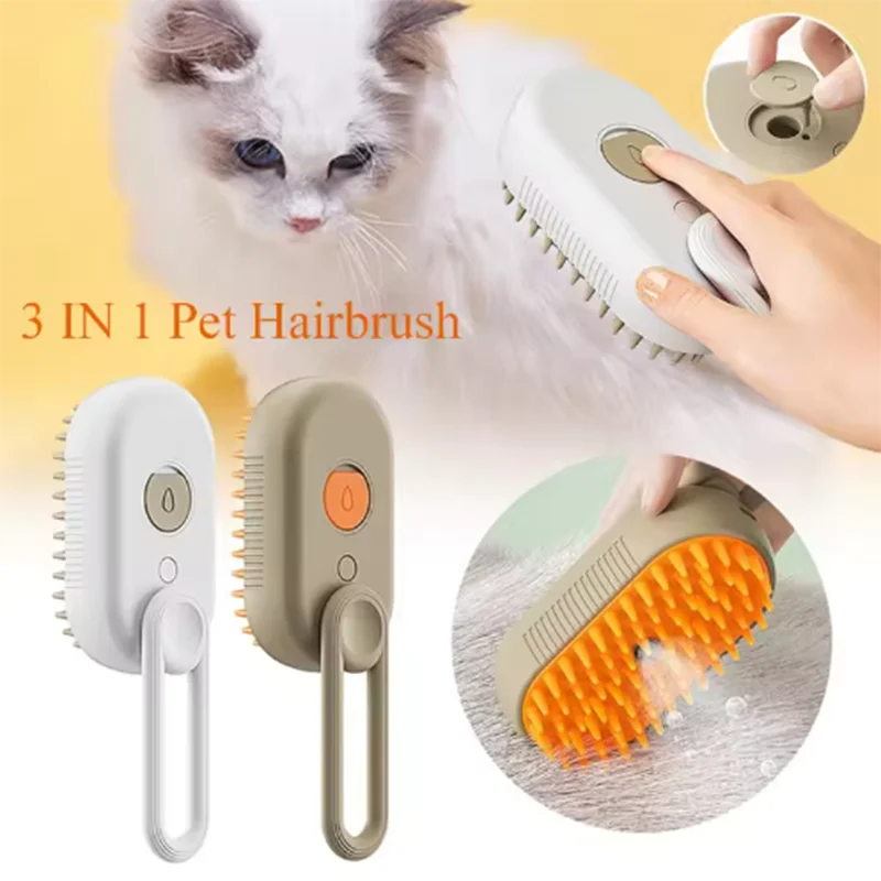 1pc New Cat Dog Pet Spray Massage Brush One - ProPawPet.com
