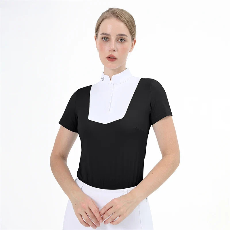 M LOGO Equestrian T-Shirts Short Sleeve Tops - ProPawPet.com