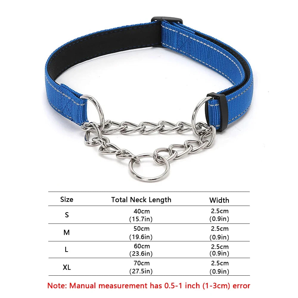 Stainless Steel Chain Martingale Collar - - ProPawPet.com
