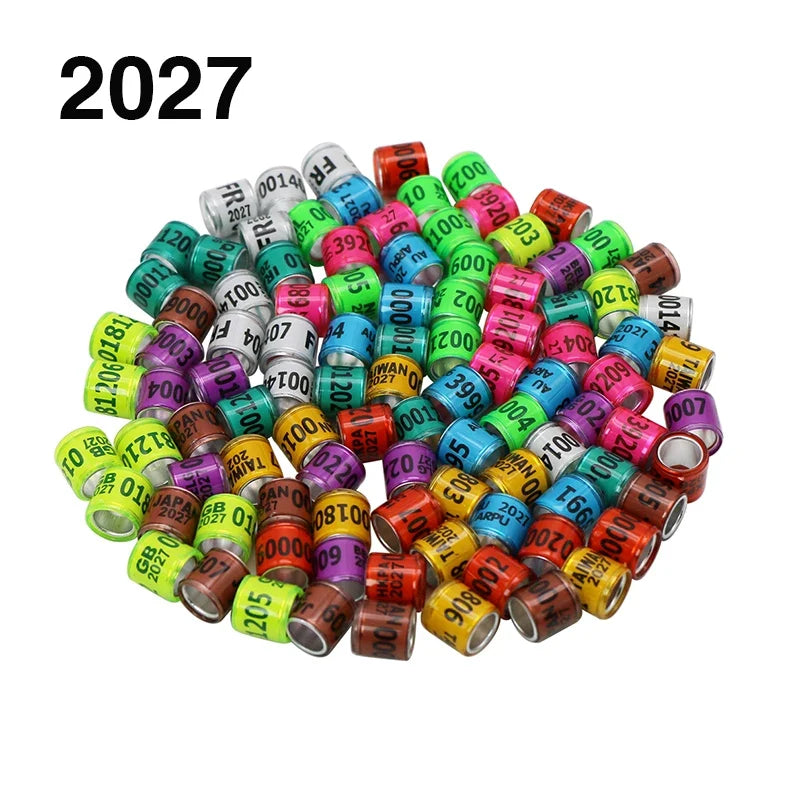 100 Pcs 2026/27 Aluminum Plastic Pigeon Foot - ProPawPet.com