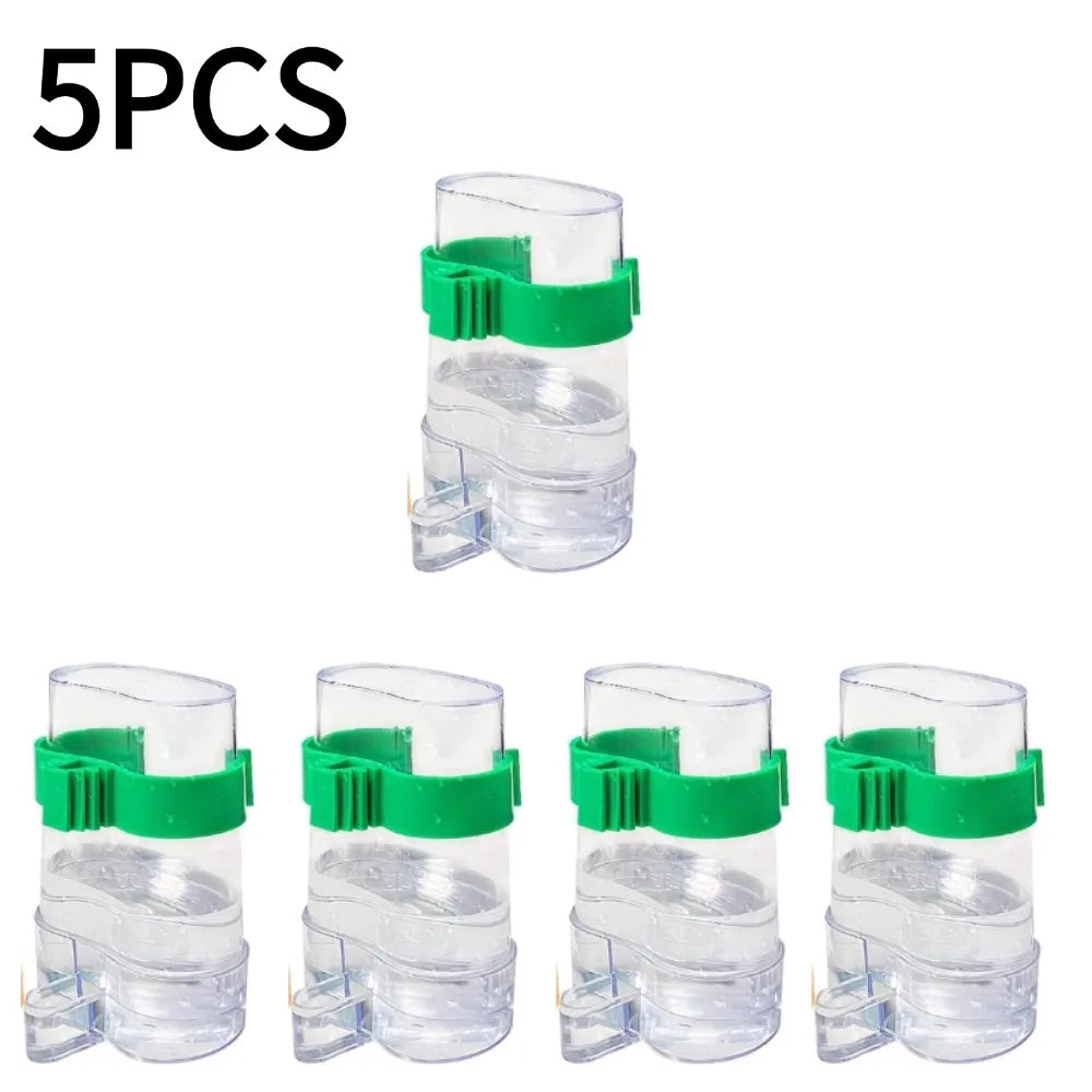 Automatic Bird Water Dispenser Drinking Food Feeder