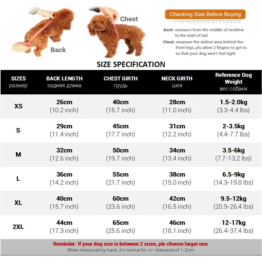 Winter Dog Clothes Overalls for Small Medium - ProPawPet.com