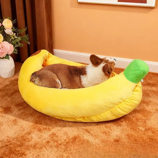 Four Seasons Warm Pet Cushion Banana Winter - ProPawPet.com
