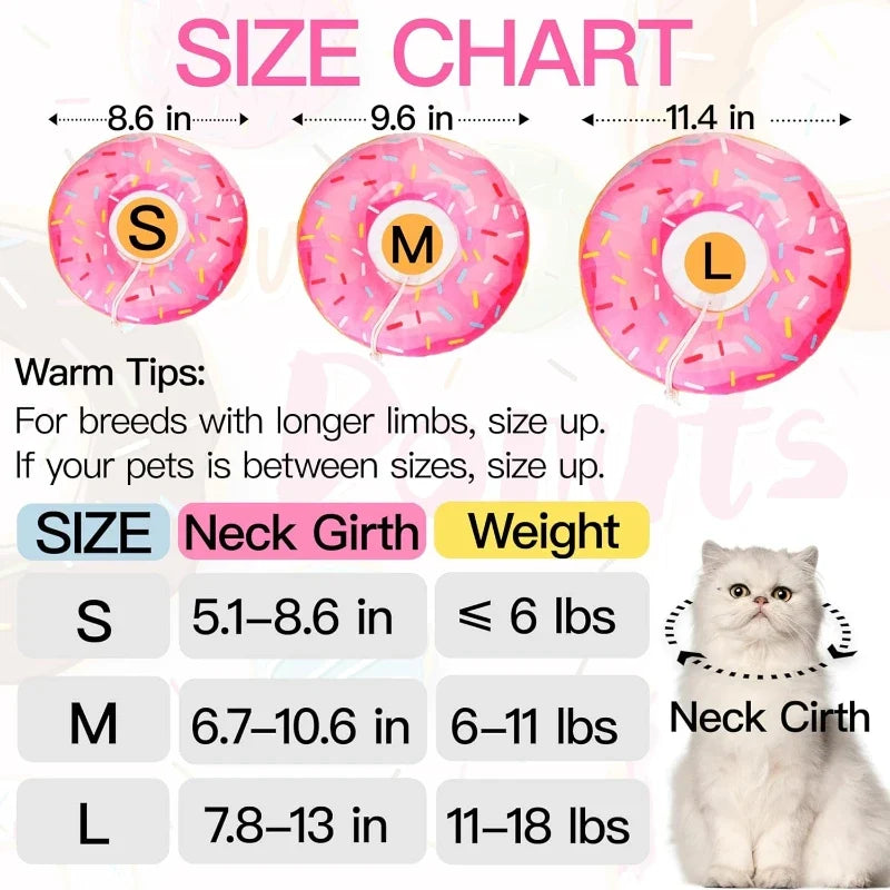Cat Collar Soft Cute Donut Adjustable After - ProPawPet.com