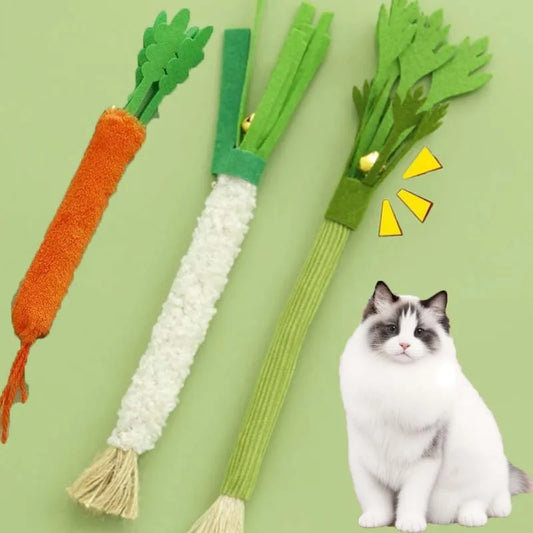 Cat Chew Toy Teasing Stick Squeaky Bell - ProPawPet.com