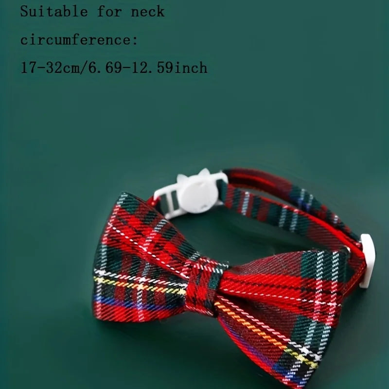 1pc Pet Breakaway Cat Collar Bow Tie and - ProPawPet.com