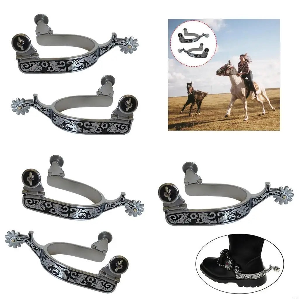 Stainless Steel Horse Boot Spur Decoration - ProPawPet.com