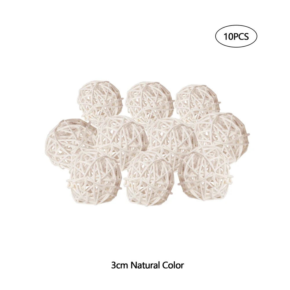 Interactive Rattan Balls Parrot Toys – 10 Colors