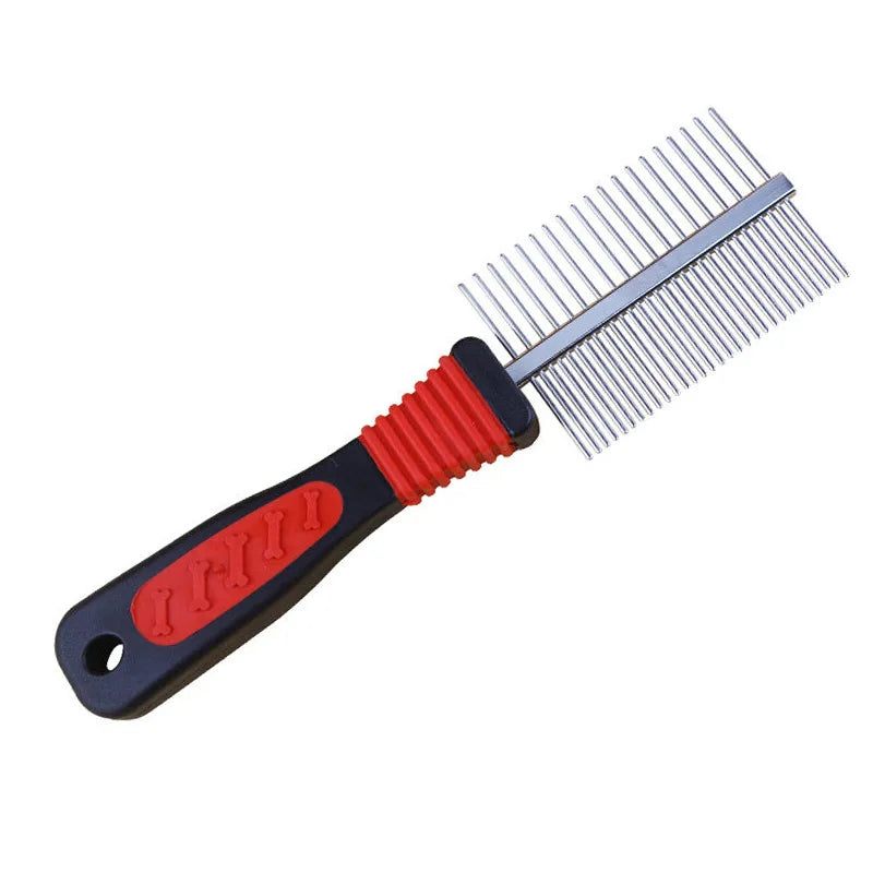 1 Pet Deshedding Grooming Brush Dog Hair Remover Fur Knot Cutter