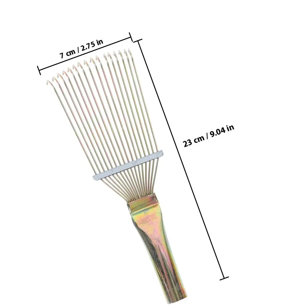Metal Horse Hair Brush for Grooming Cattle Sheep Livestock – 2 Colors