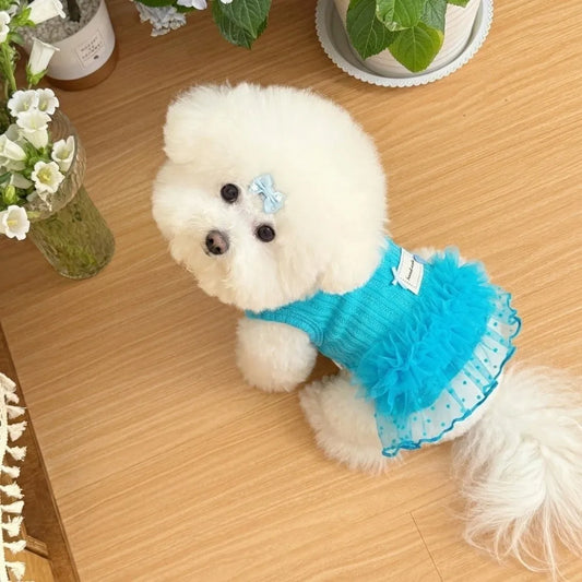 Cute Sleeveless Pet Dog Dress Thin & Soft - ProPawPet.com