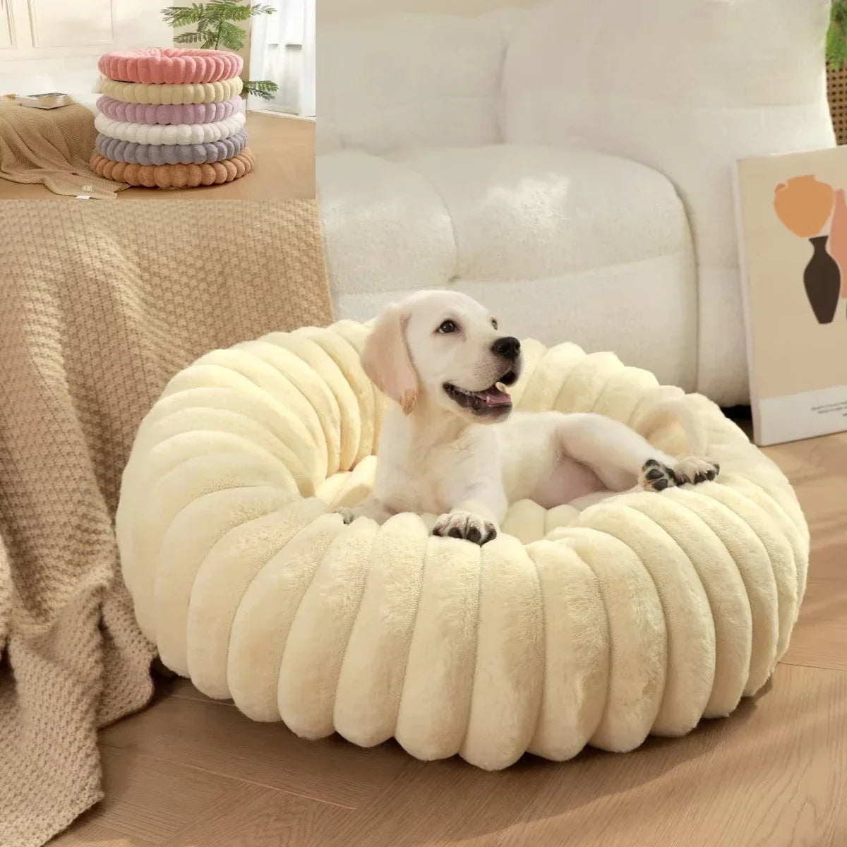40-70cm Round Pet Bed for Dog Bed Super Soft - ProPawPet.com