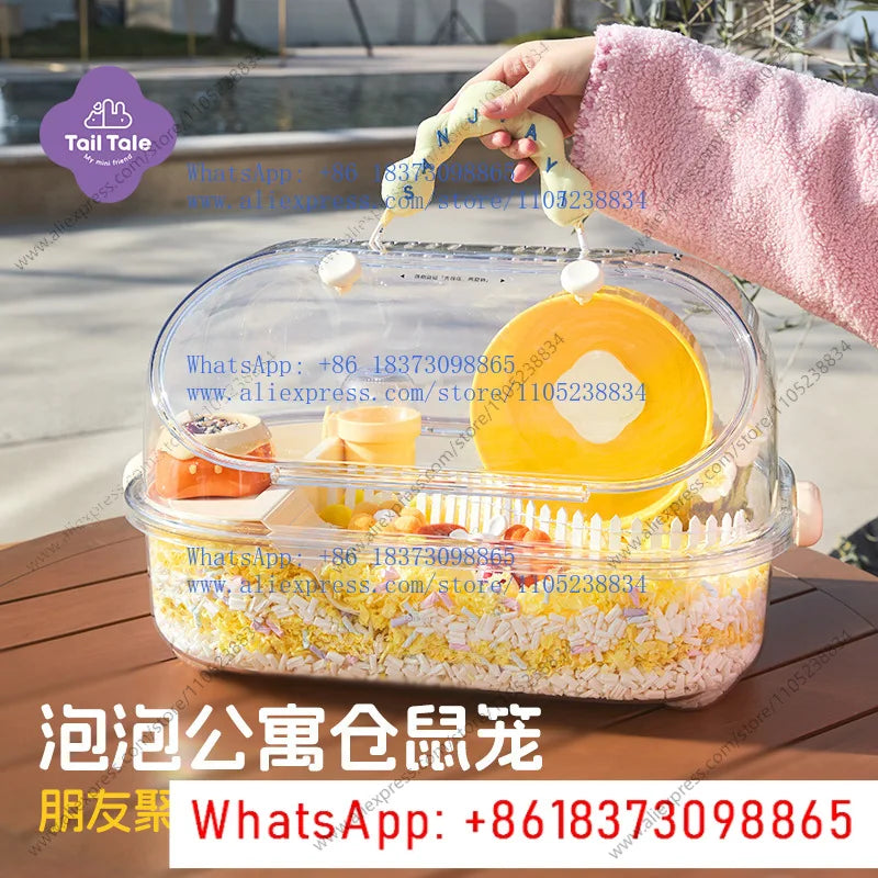 Ear bubble apartment hamster cage cage pet, - ProPawPet.com