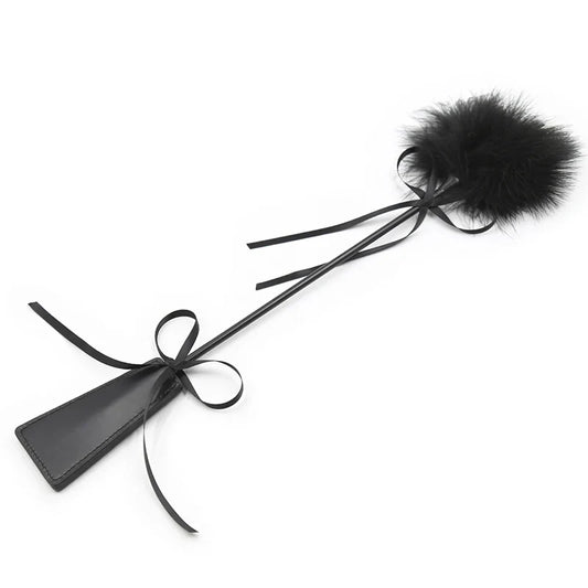 47CM Feather Whip,PU Leather Spanking Paddle - ProPawPet.com